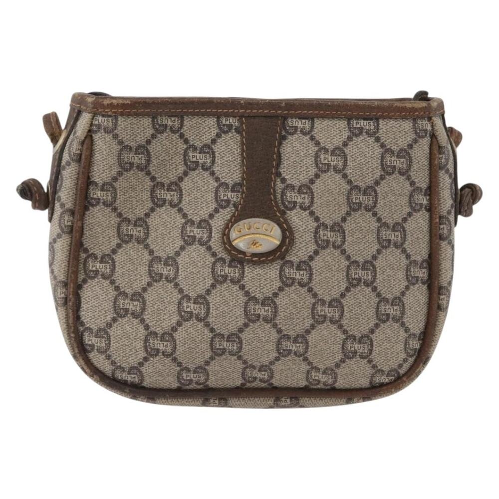 Gucci GG Plus Shoulder Bag Beige